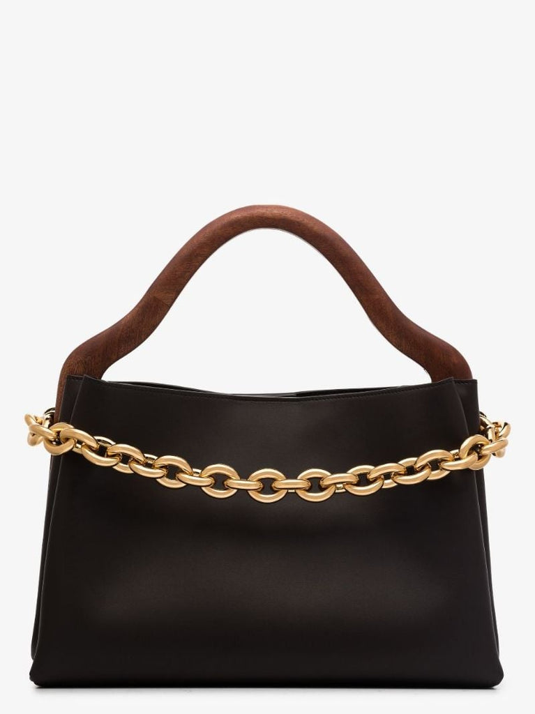 Chain-link Detail Tote Bag