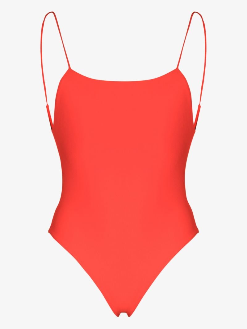 Trophy Open Back Swimsuit
