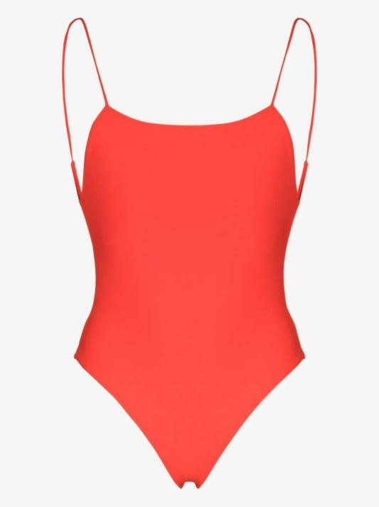 Trophy Open Back Swimsuit