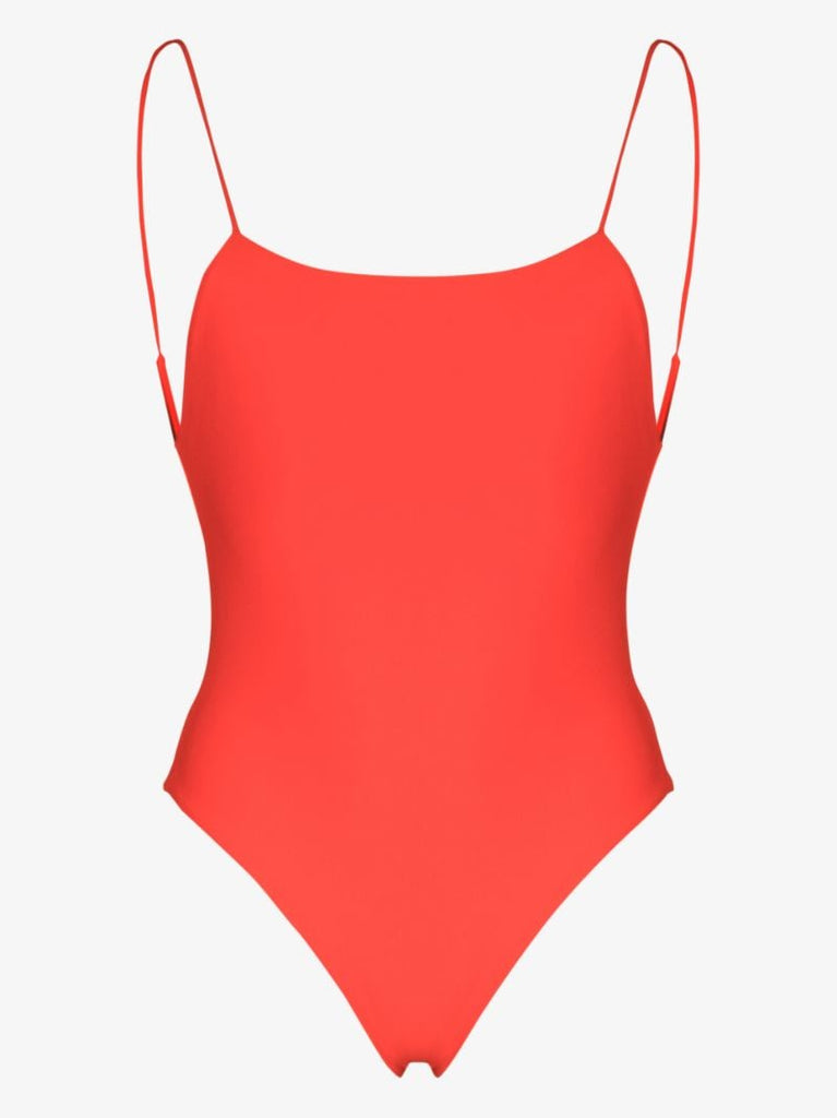 Trophy Open Back Swimsuit