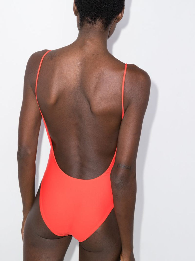 Trophy Open Back Swimsuit