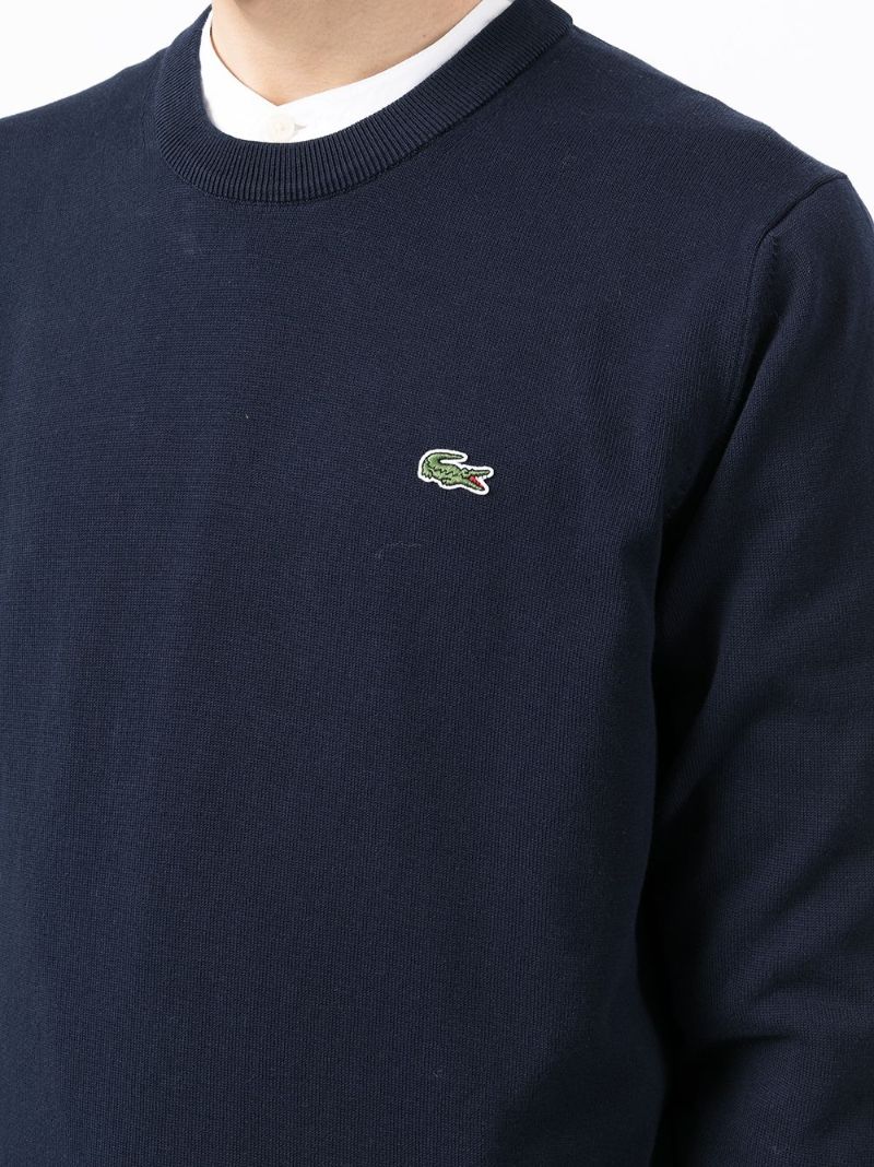Blue Logo Embroidered Sweatshirt