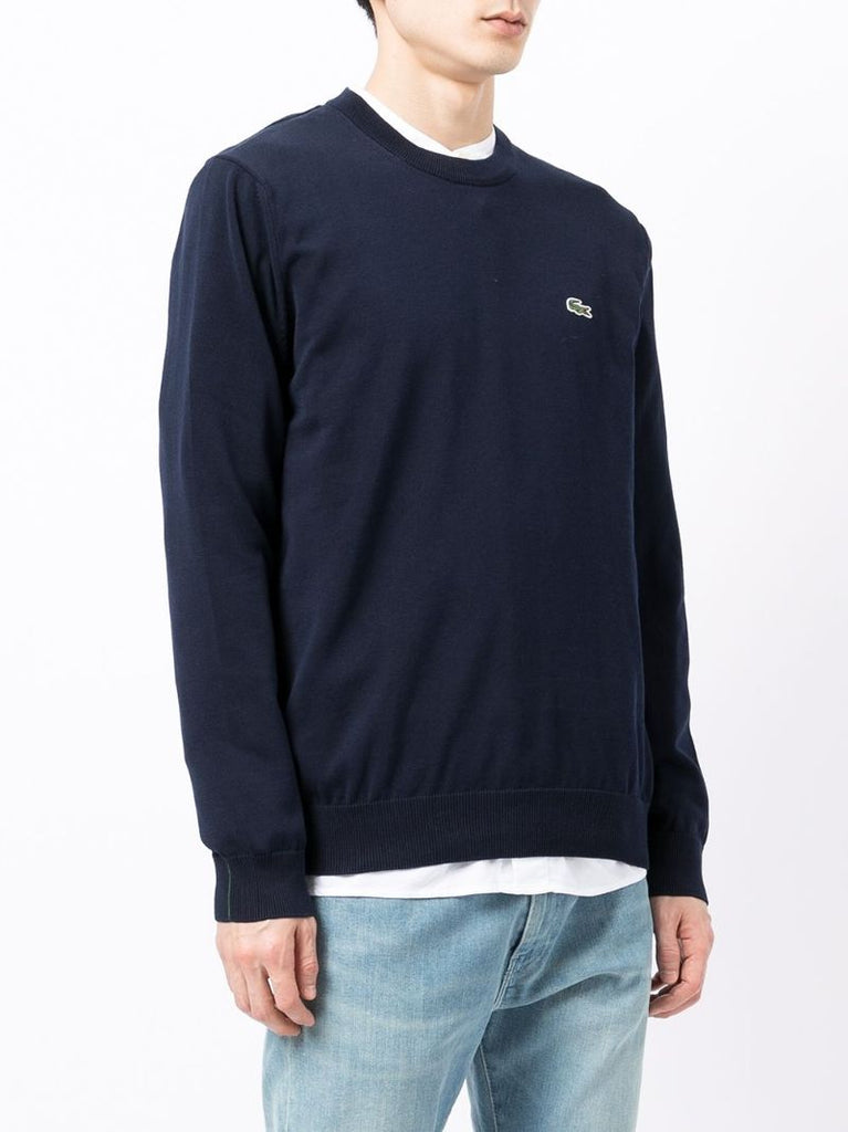 Blue Logo Embroidered Sweatshirt