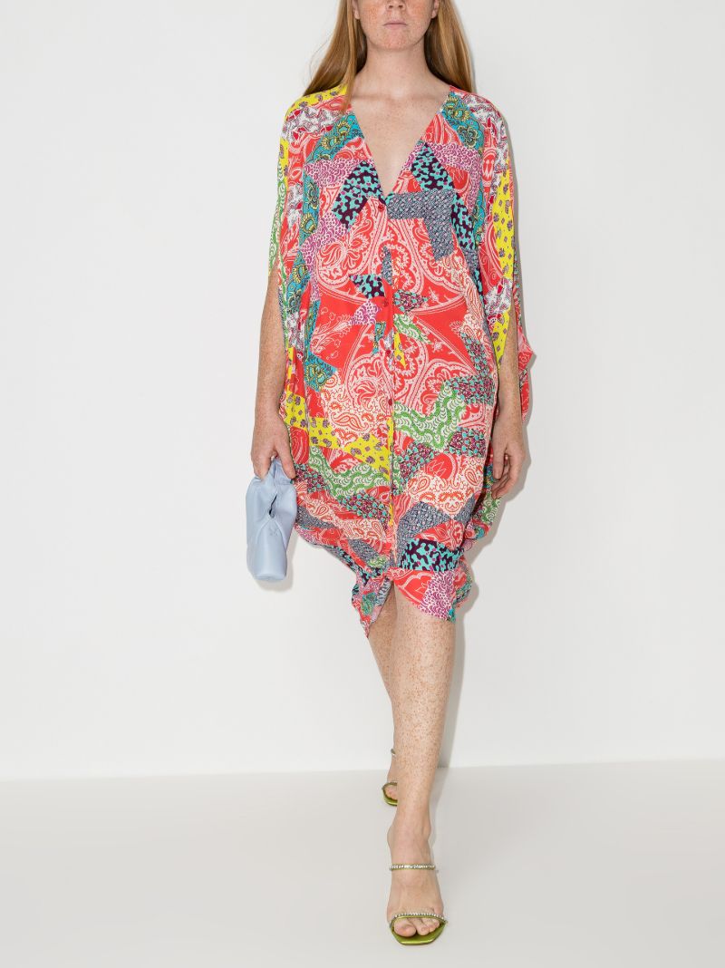 Earth Paisley Kaftan Dress