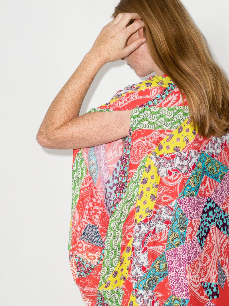 Earth Paisley Kaftan Dress