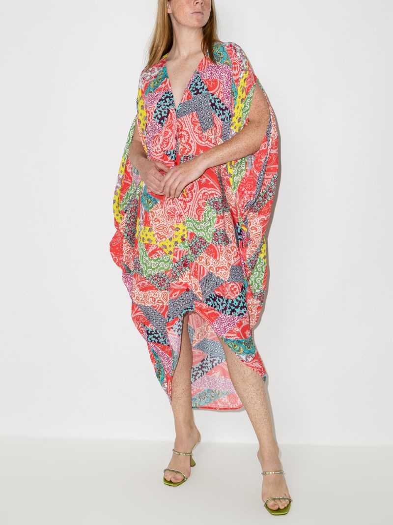 Earth Paisley Kaftan Dress
