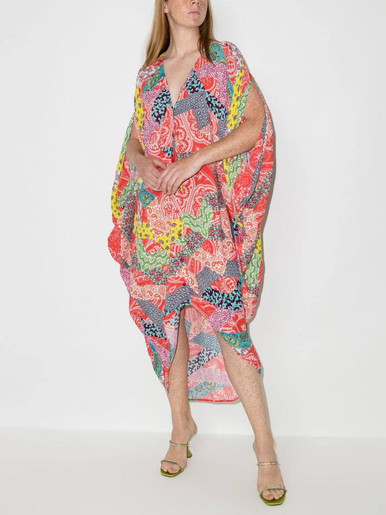Earth Paisley Kaftan Dress