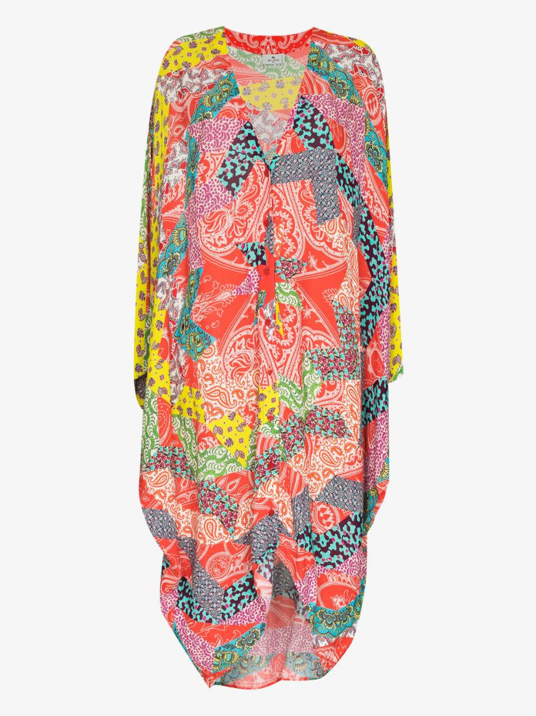 Earth Paisley Kaftan Dress