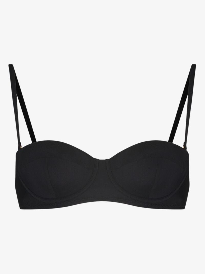Black Balconette Bikini Top