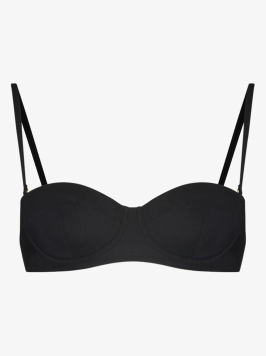 Black Balconette Bikini Top