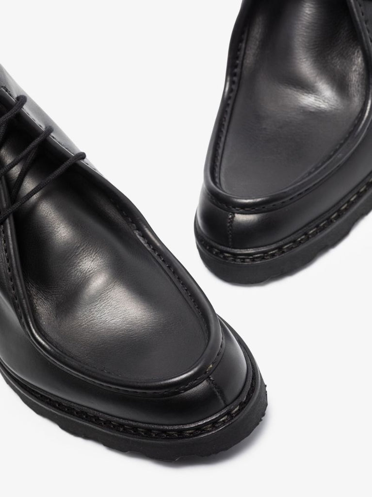 Black Mucy Leather Boots