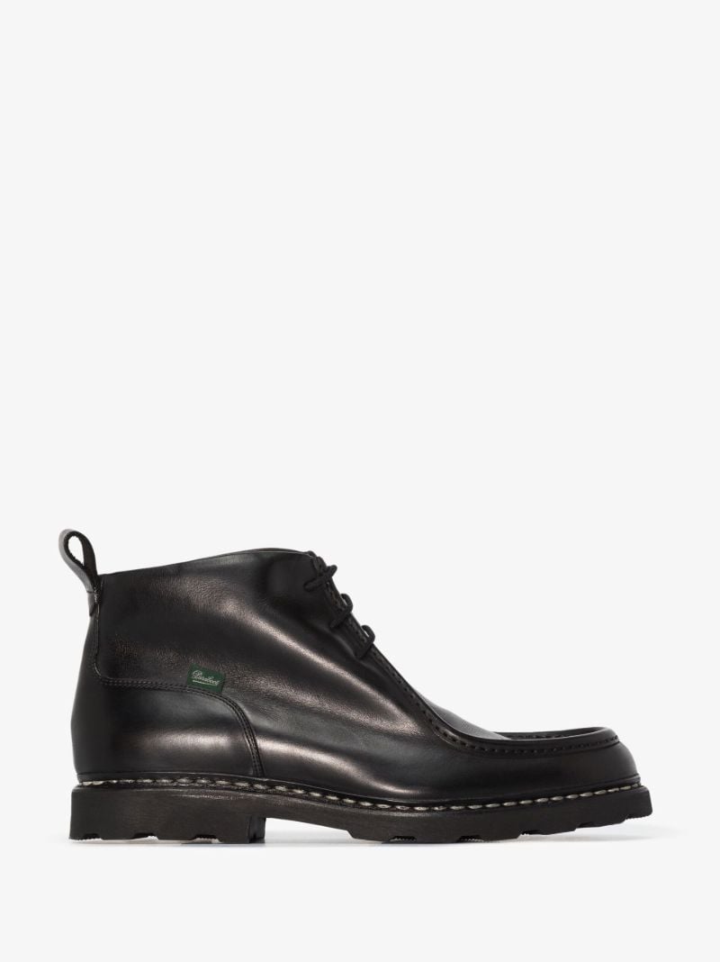 Black Mucy Leather Boots