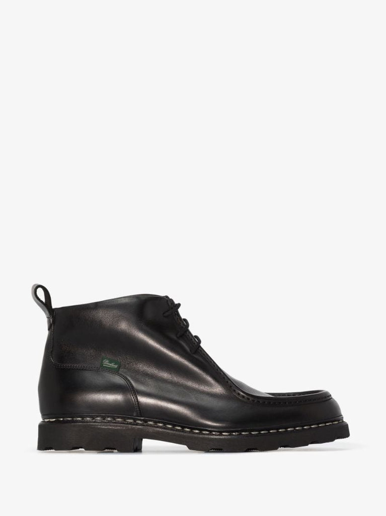 Black Mucy Leather Boots