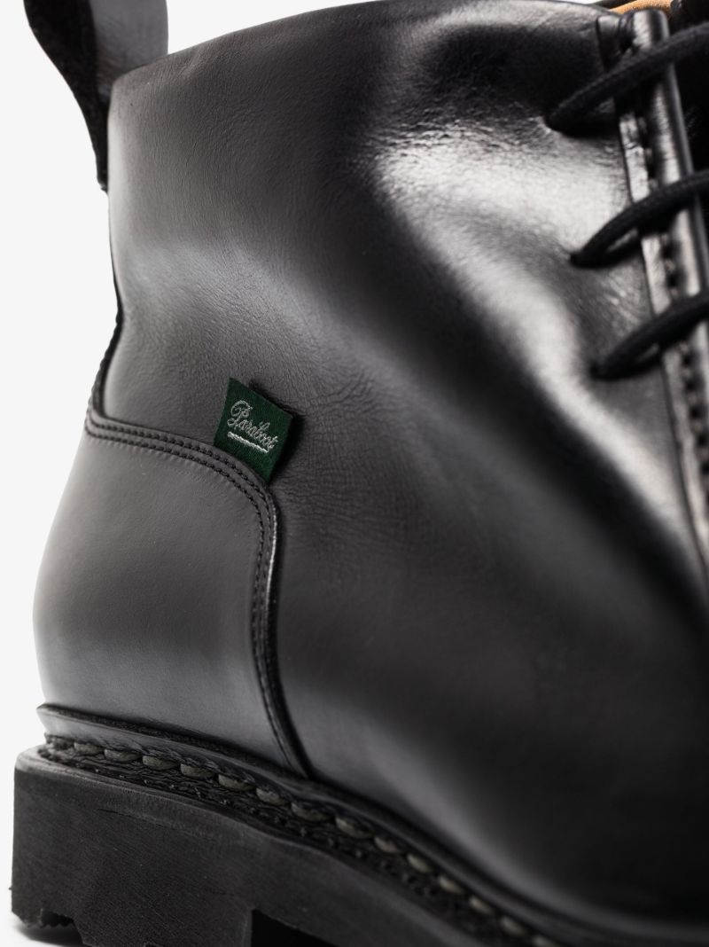 Black Mucy Leather Boots