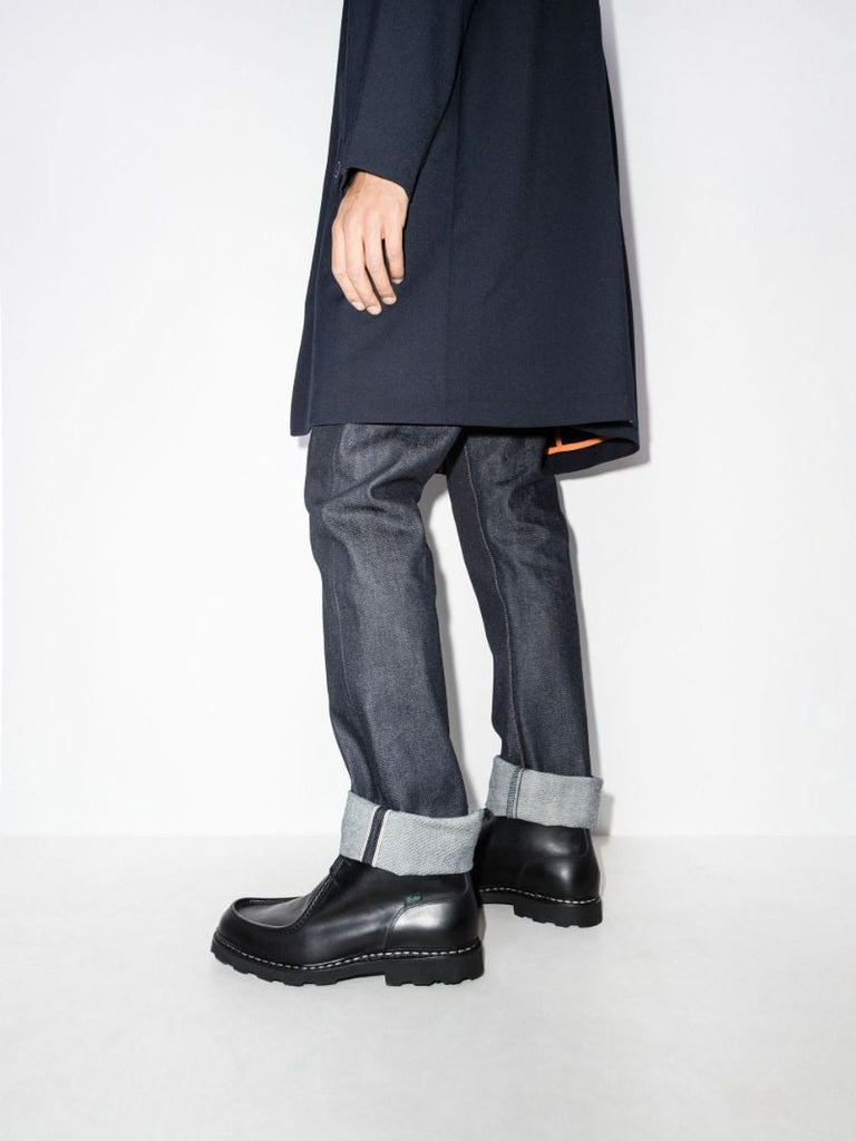 Black Mucy Leather Boots