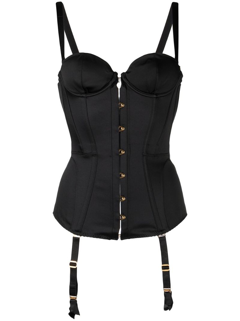 Black Mercy Satin Corset