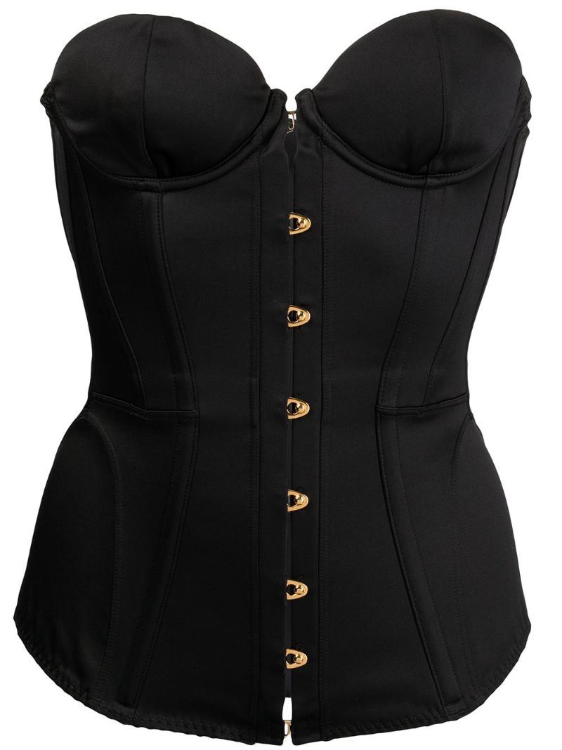 Black Mercy Satin Corset