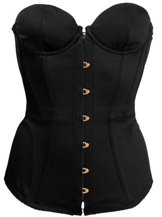 Black Mercy Satin Corset