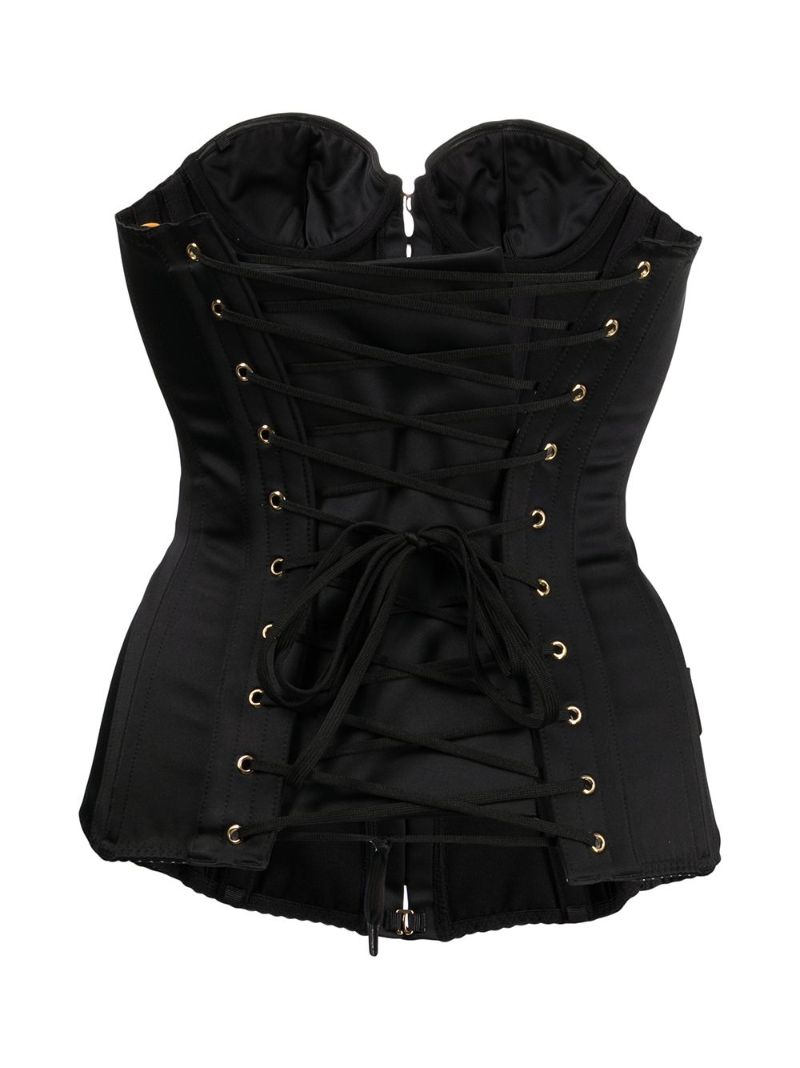 Black Mercy Satin Corset