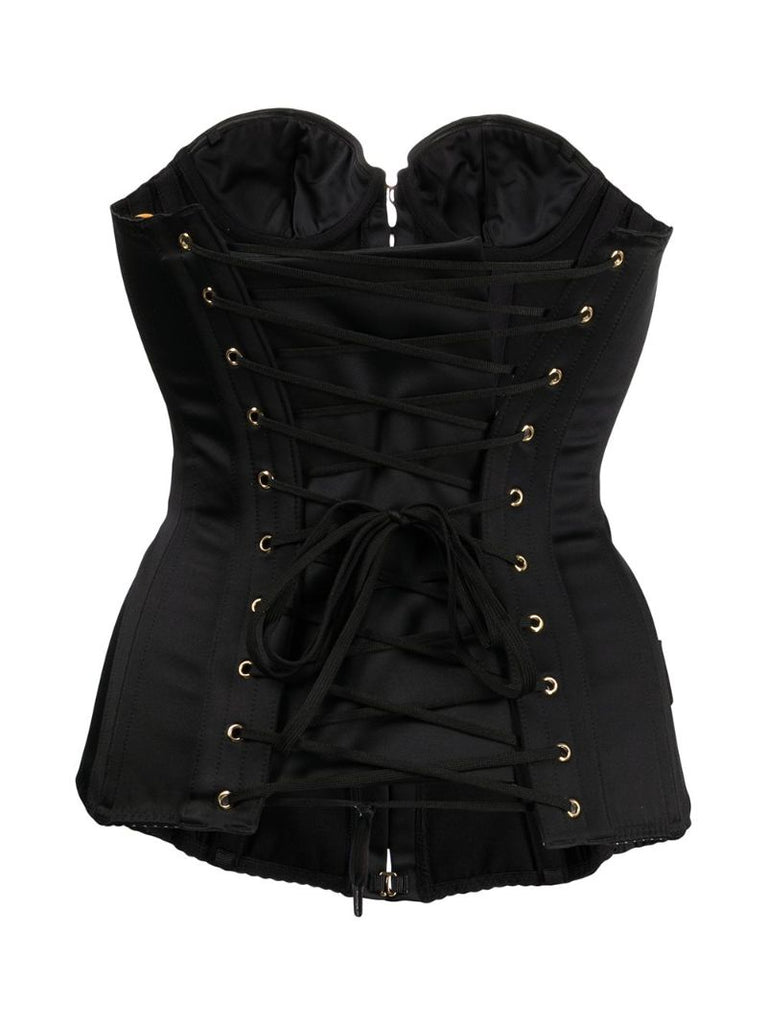 Black Mercy Satin Corset