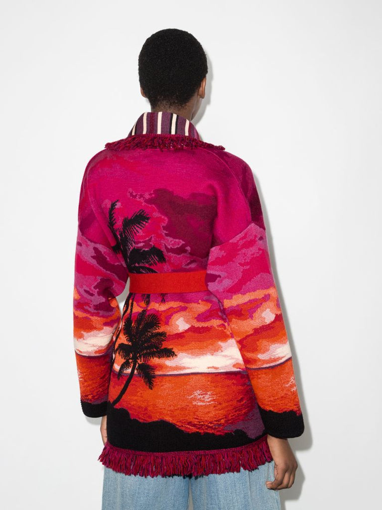 Sunset on the Sea Icon Jacquard Cardigan