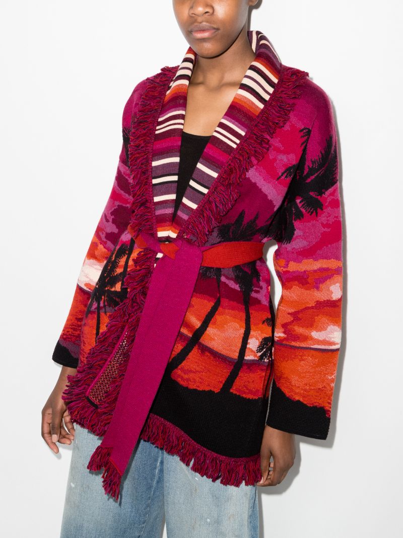 Sunset on the Sea Icon Jacquard Cardigan