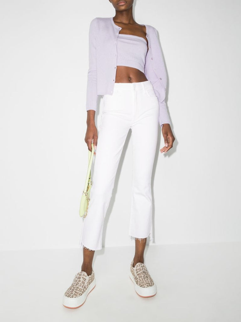The Insider Crop Step Fray Jeans