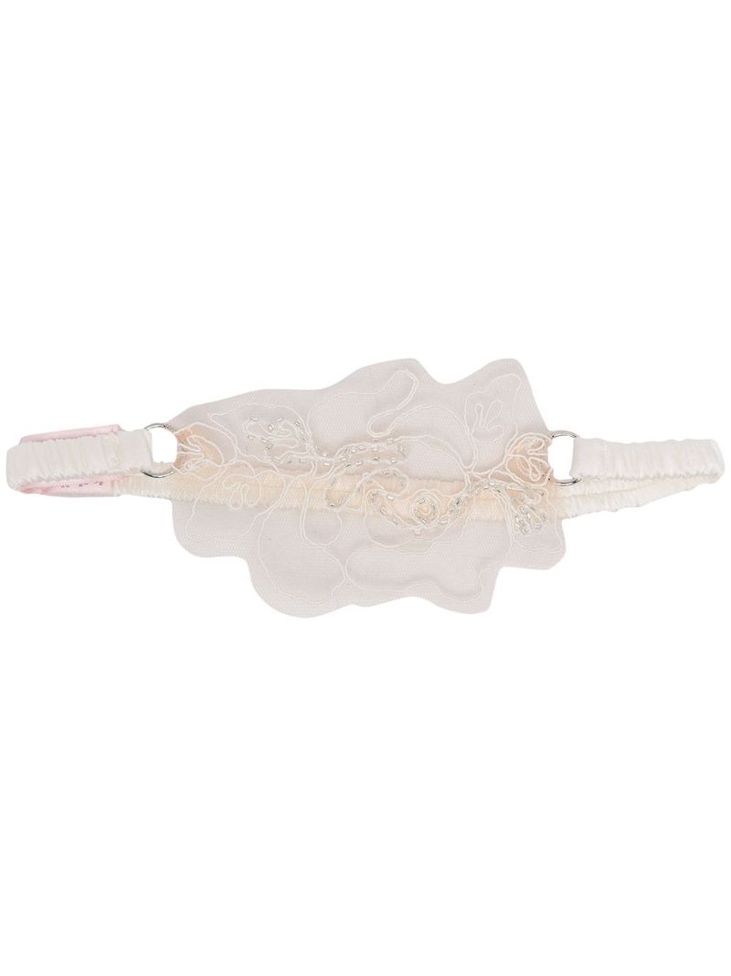 Neutral Lindie Lace Garter