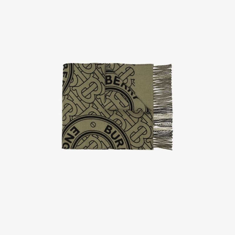 Reversible Check-monogram Scarf