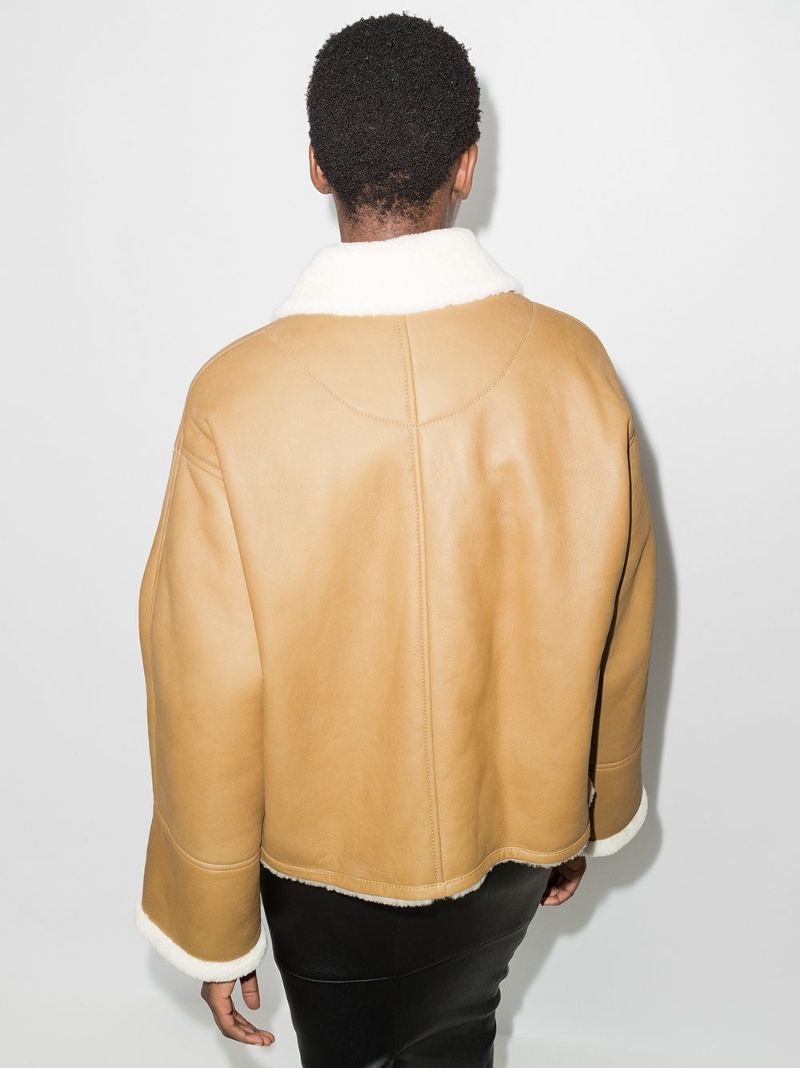 Cropped Shearling Jacket