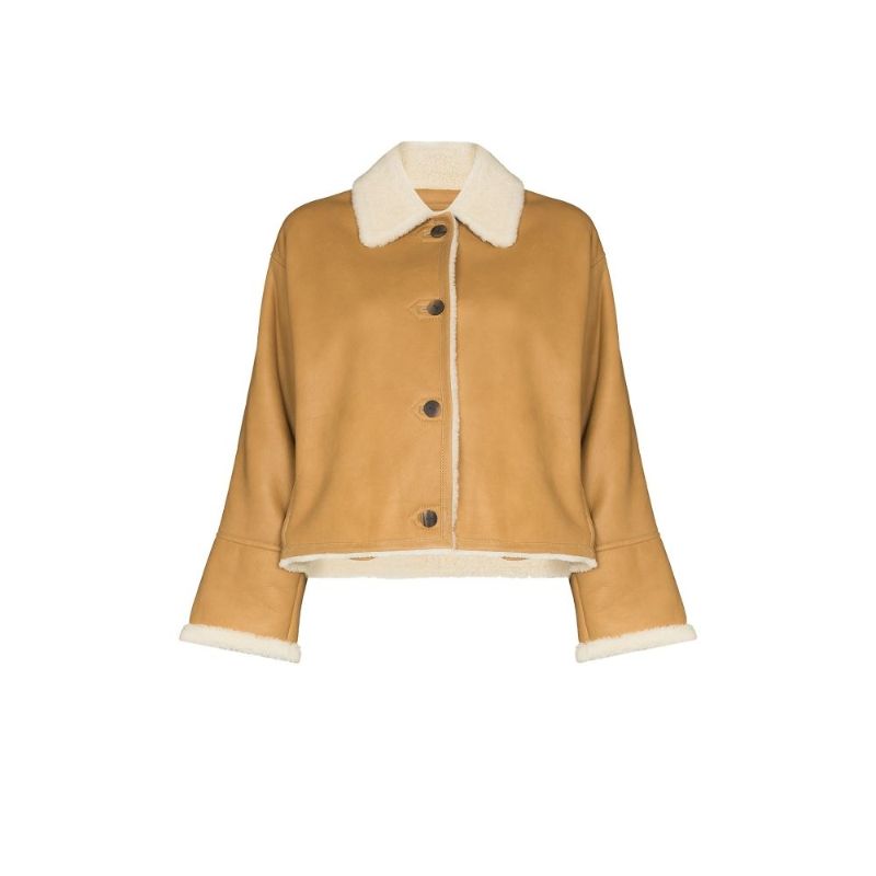 Cropped Shearling Jacket