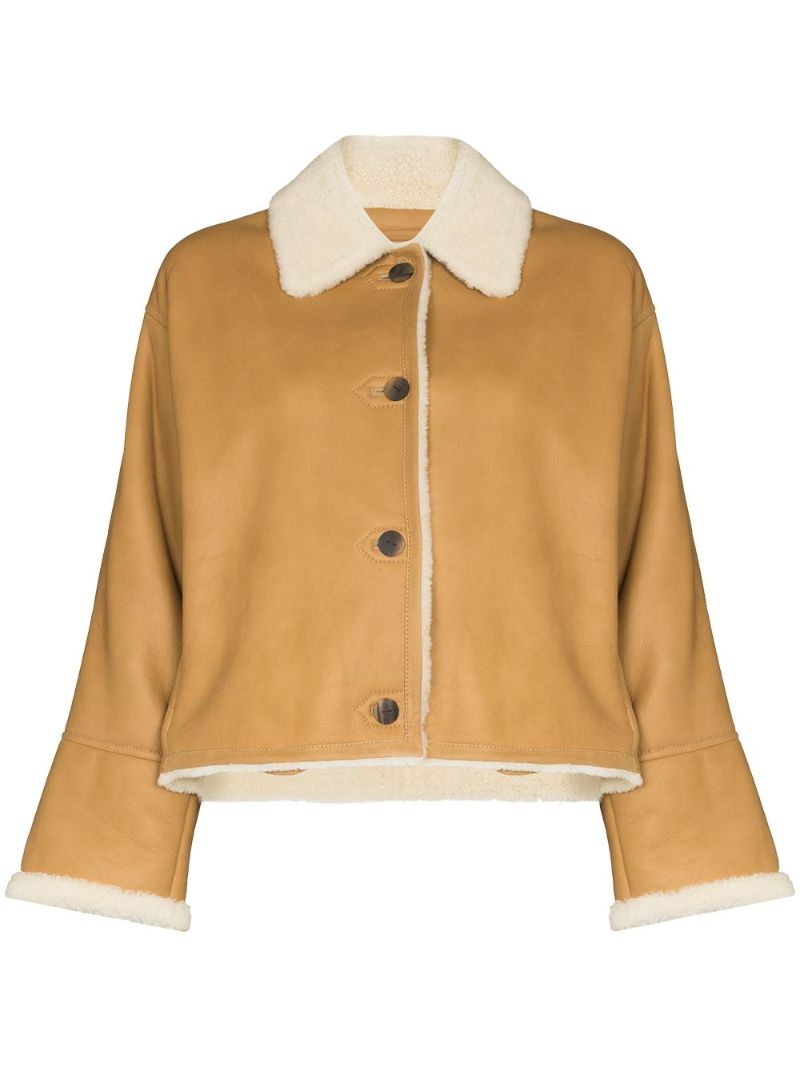 Cropped Shearling Jacket