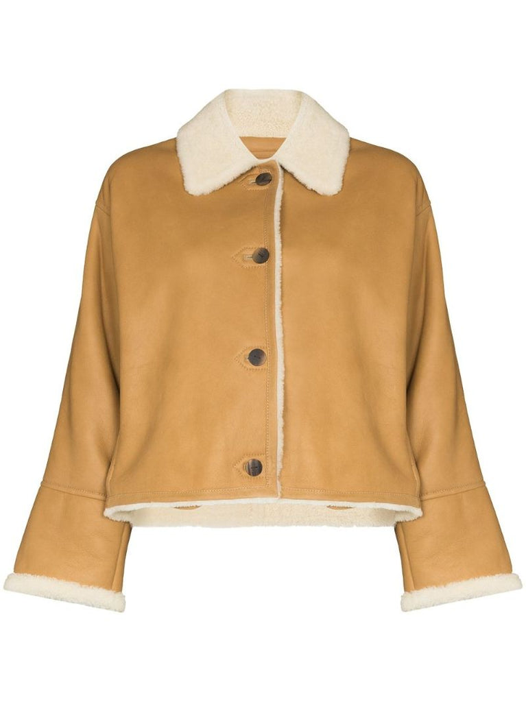 Cropped Shearling Jacket