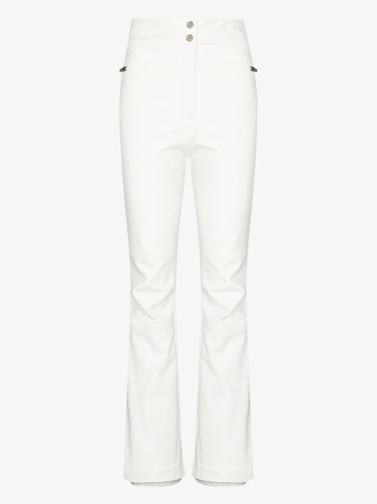 White Diana Straight-leg Ski Trousers
