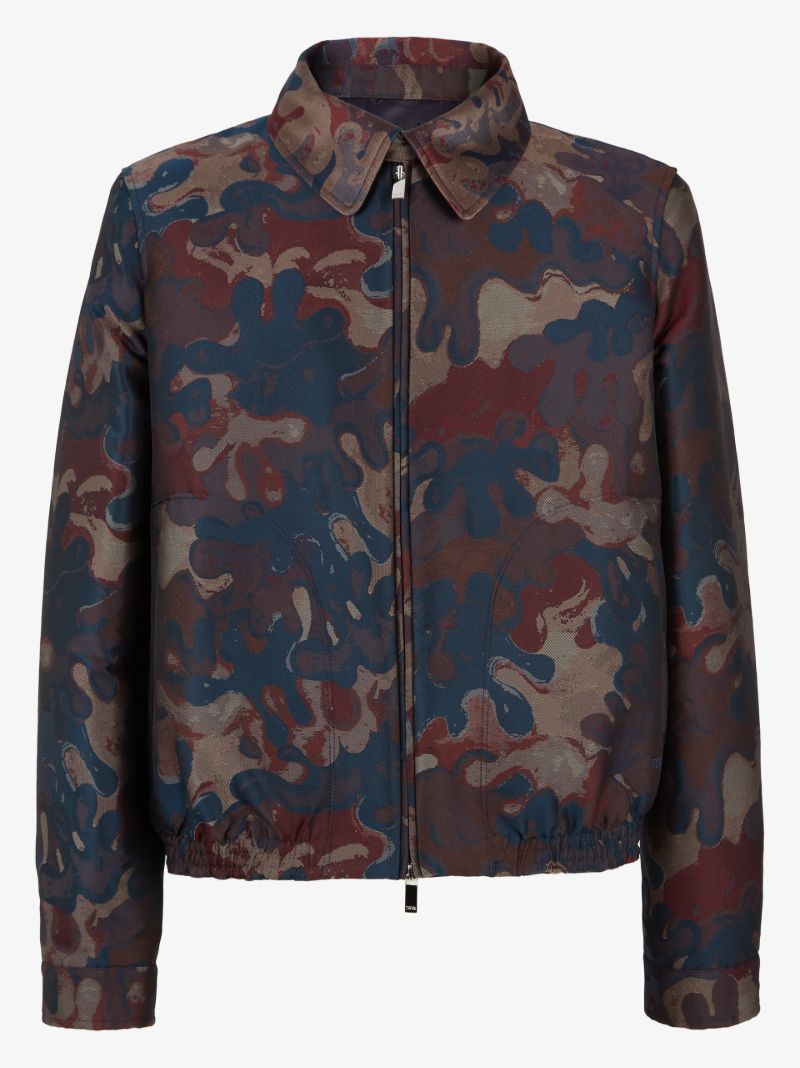 Jacquard Coach Jacket