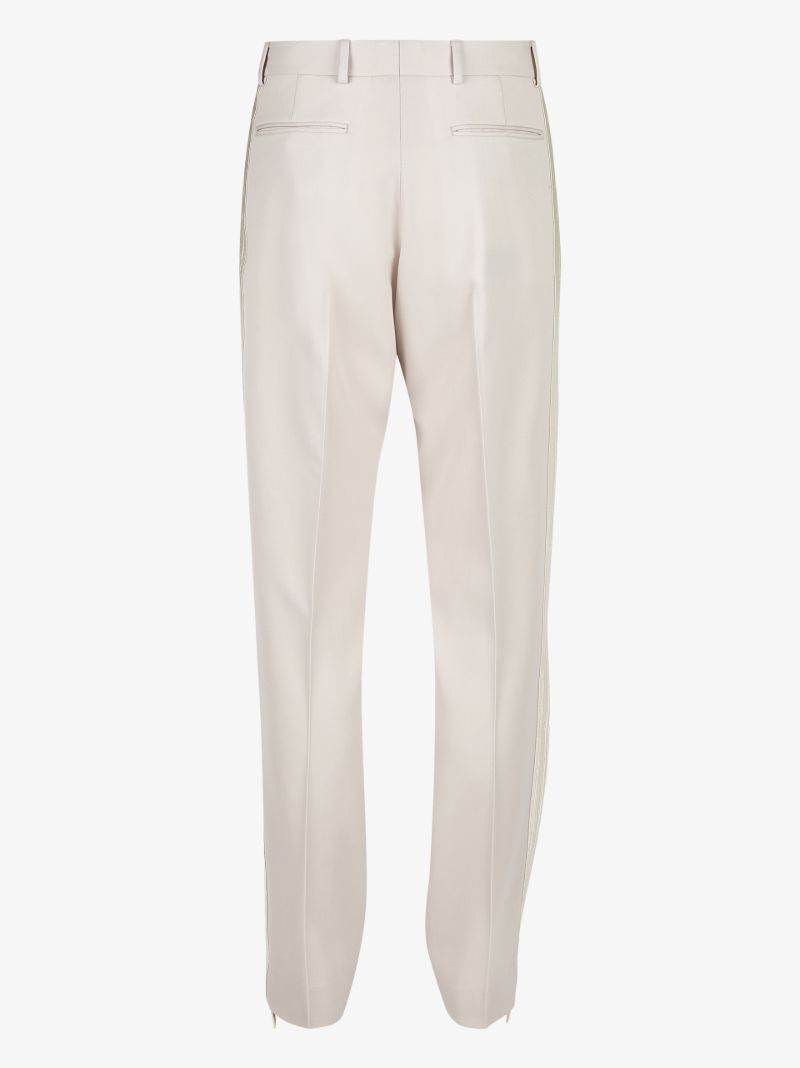 Tailored Straight Leg Wool Trousers