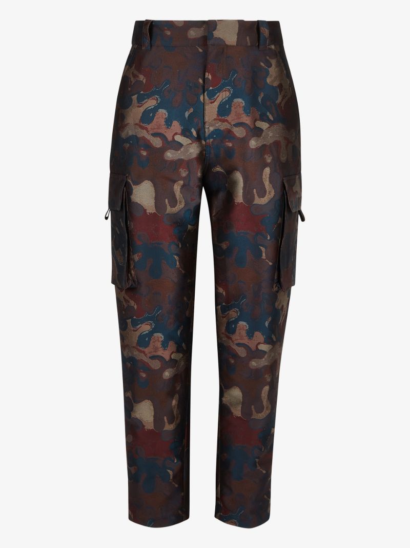 X Peter Doig Camouflage Print Trousers