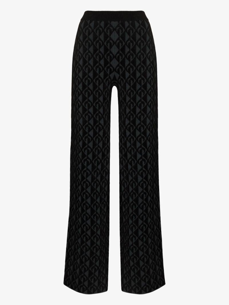 Moon Lozenge Jacquard Trousers