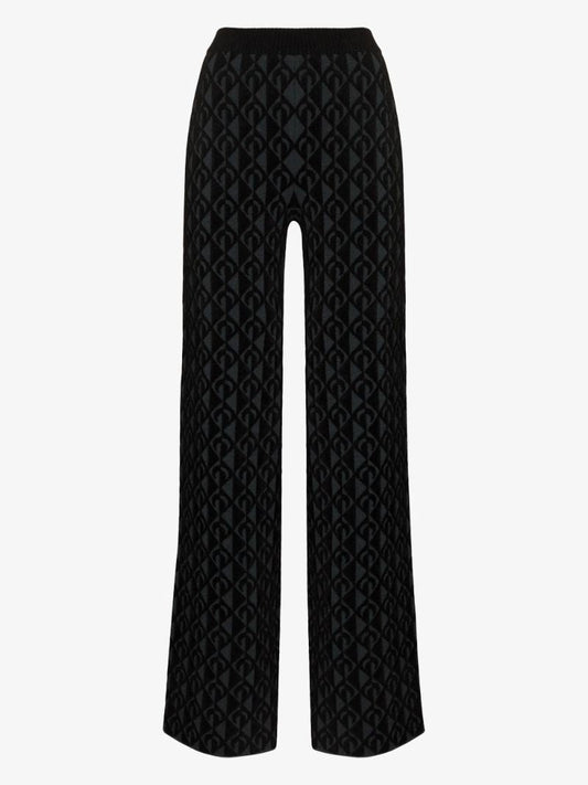 Moon Lozenge Jacquard Trousers