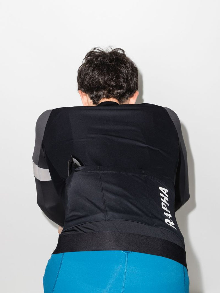 Black Pro Team Long Sleeve Training Jersey