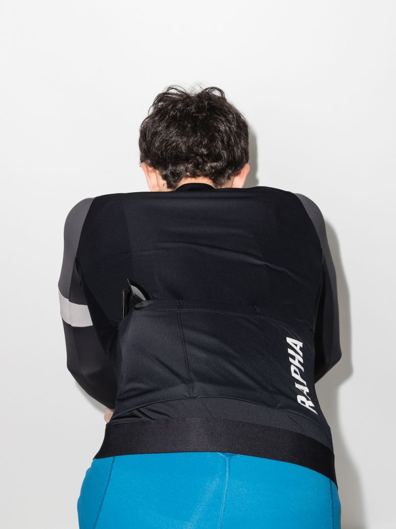 Black Pro Team Long Sleeve Training Jersey