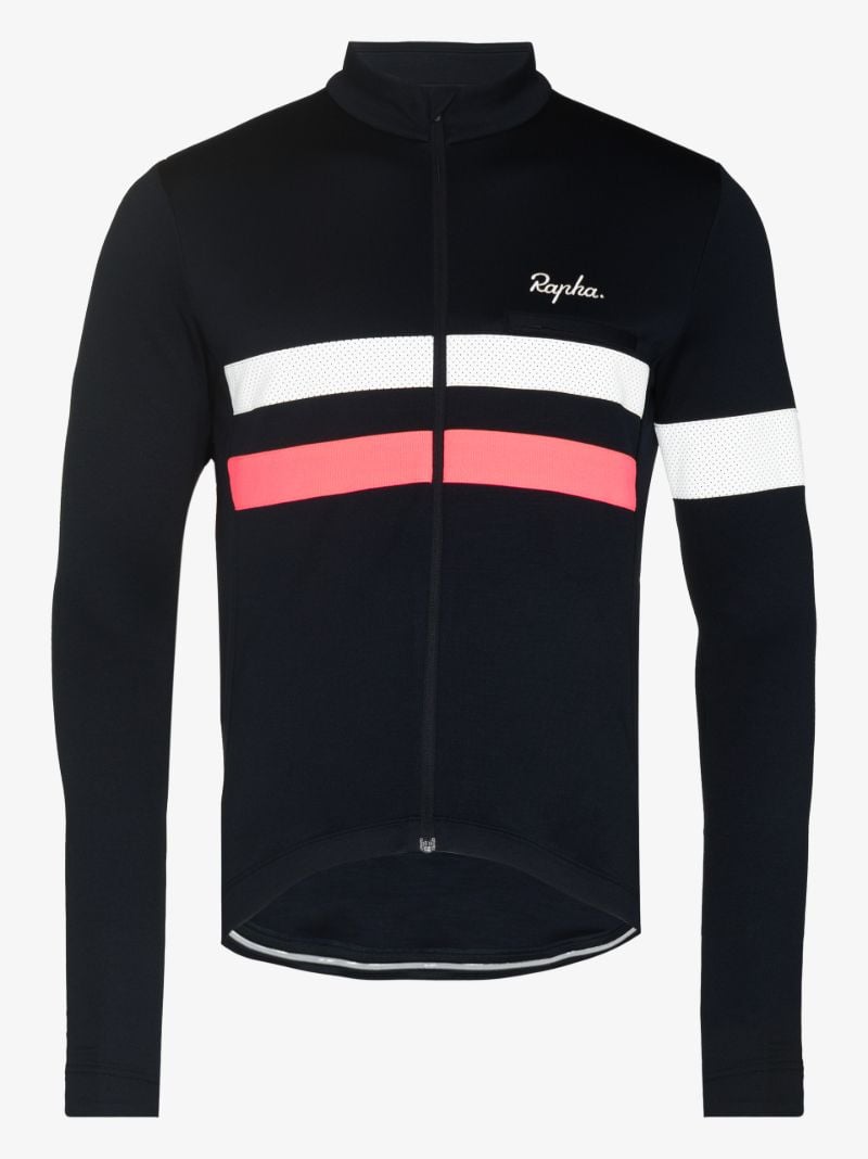 Blue Brevet Long Sleeve Windblock Jersey