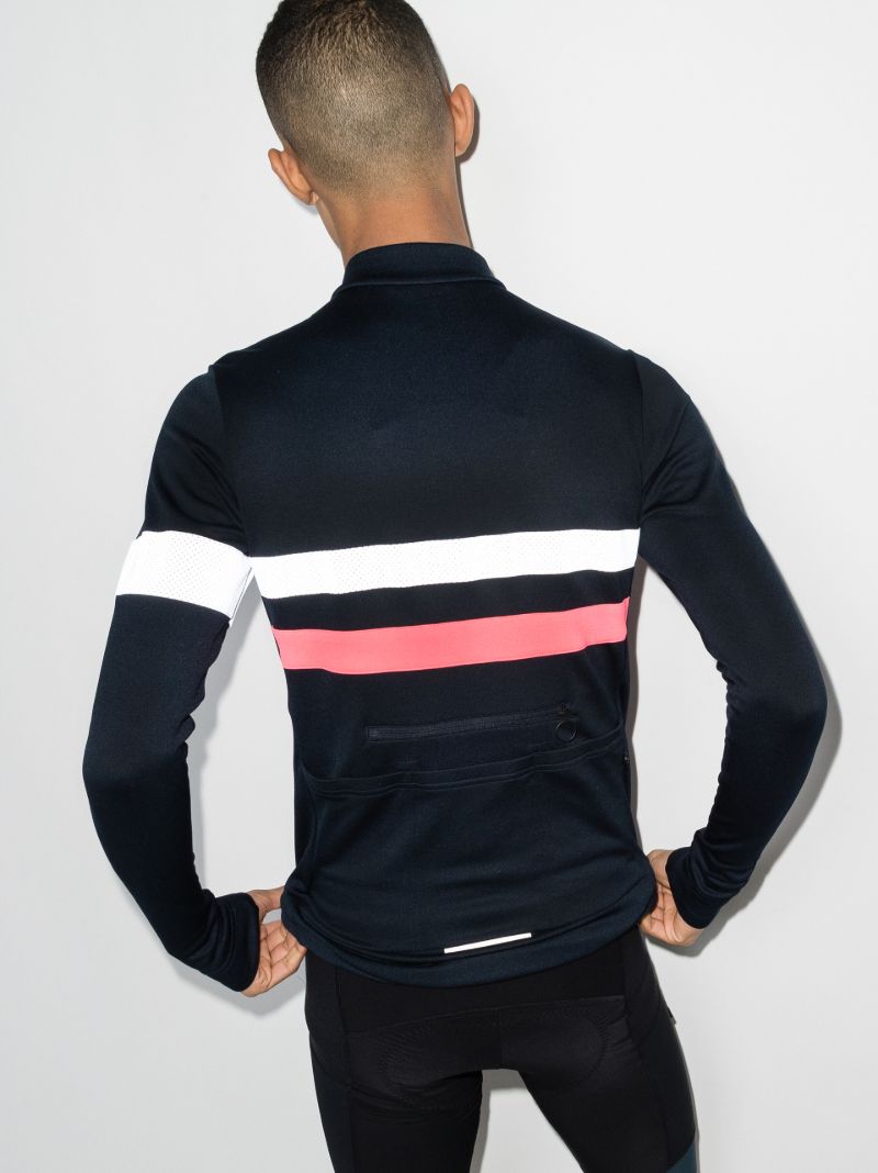 Blue Brevet Long Sleeve Windblock Jersey