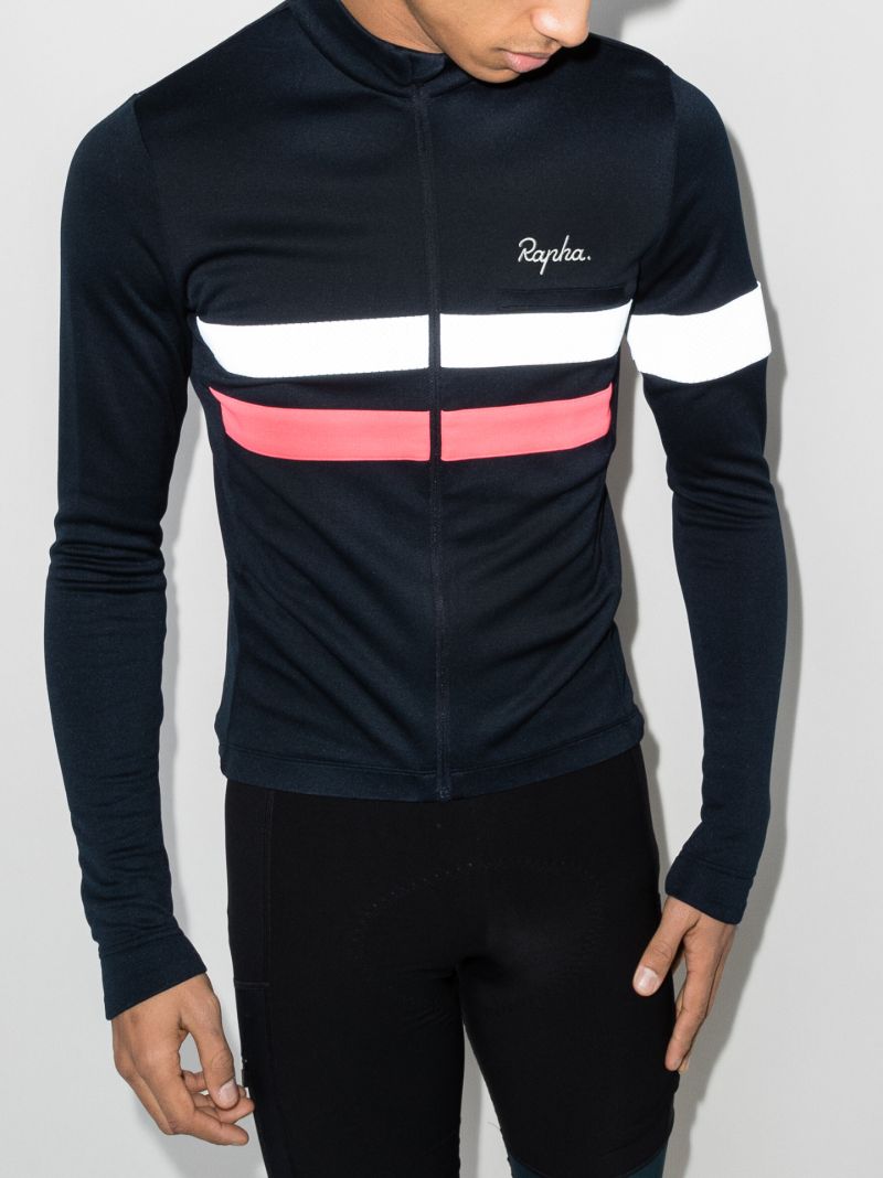 Blue Brevet Long Sleeve Windblock Jersey