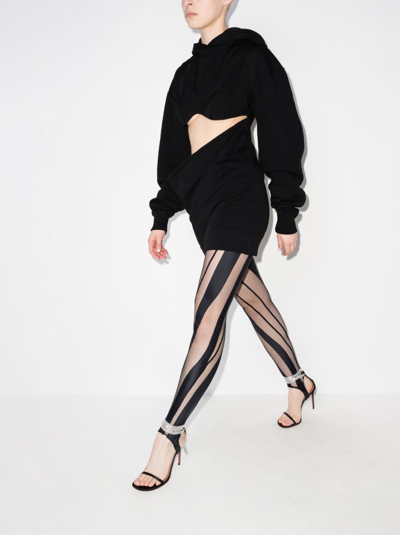 Cutout Hooded Mini Dress
