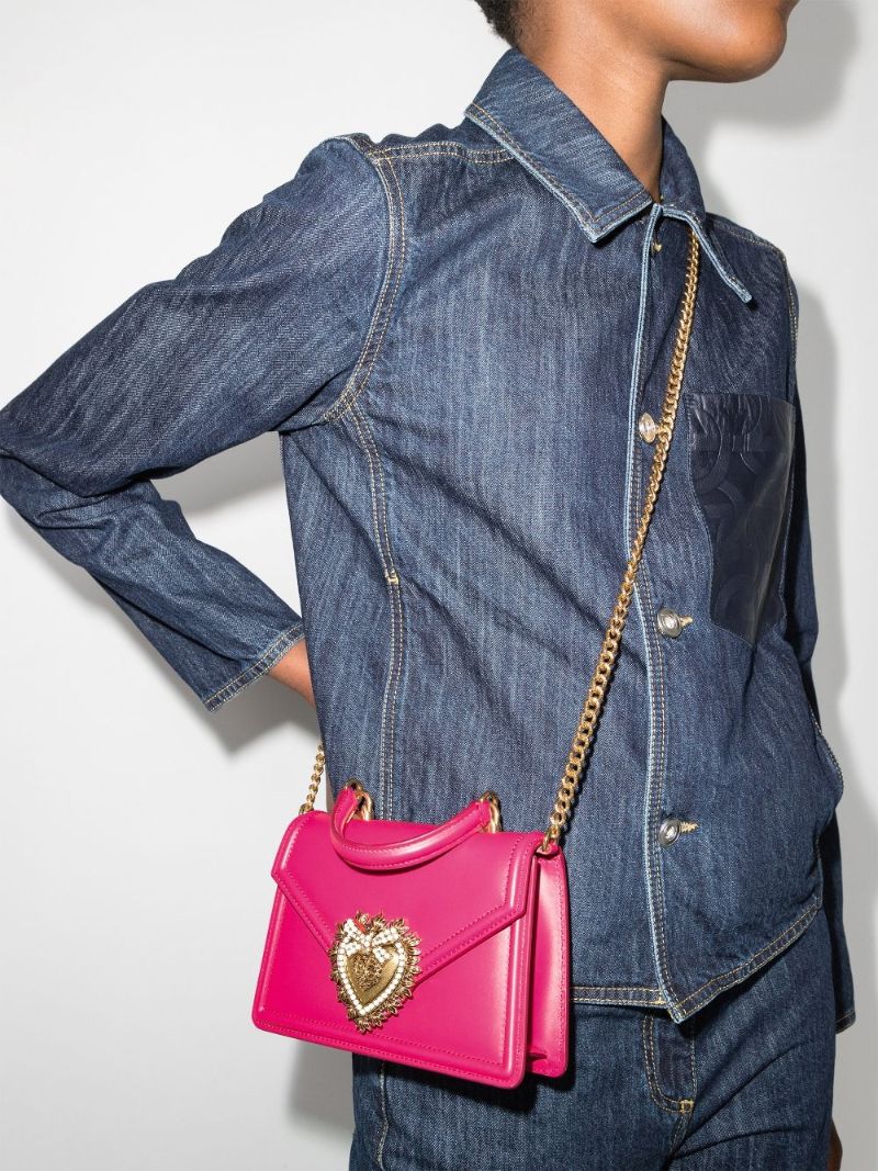 Pink Devotion Small Leather Cross Body Bag