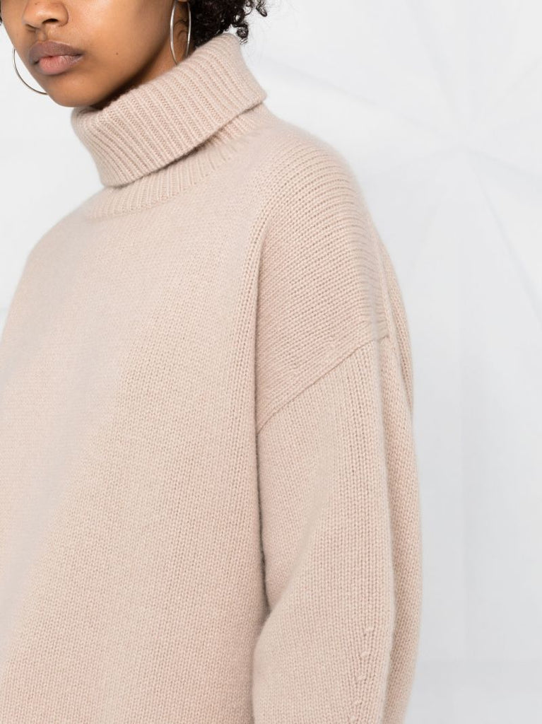 Neutral World's End Cashmere Sweater