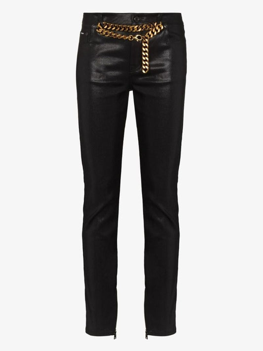 Chain Belt Skinny Jeans