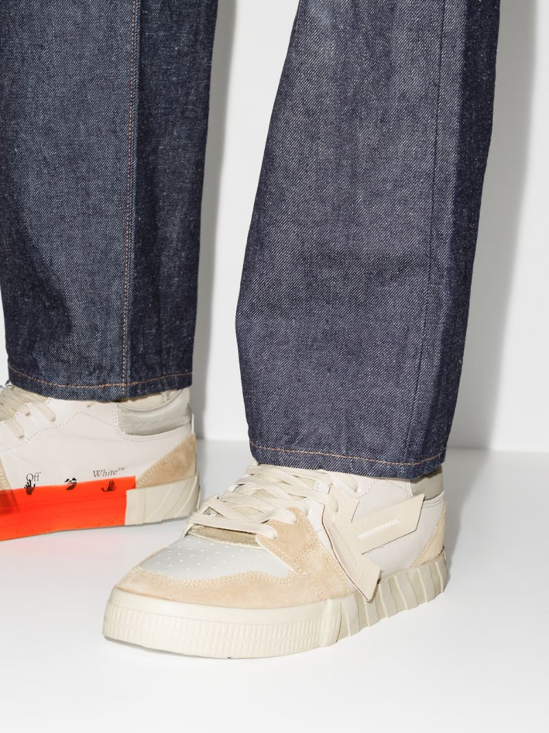 Neutral Vulcanised High Top Sneakers