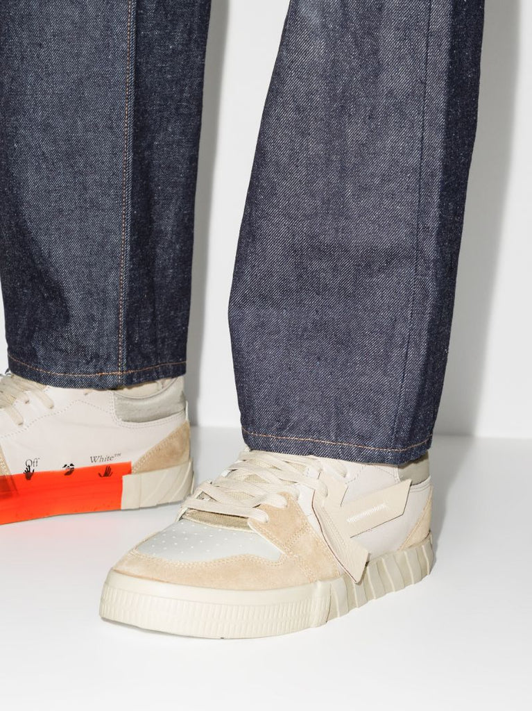 Neutral Vulcanised High Top Sneakers